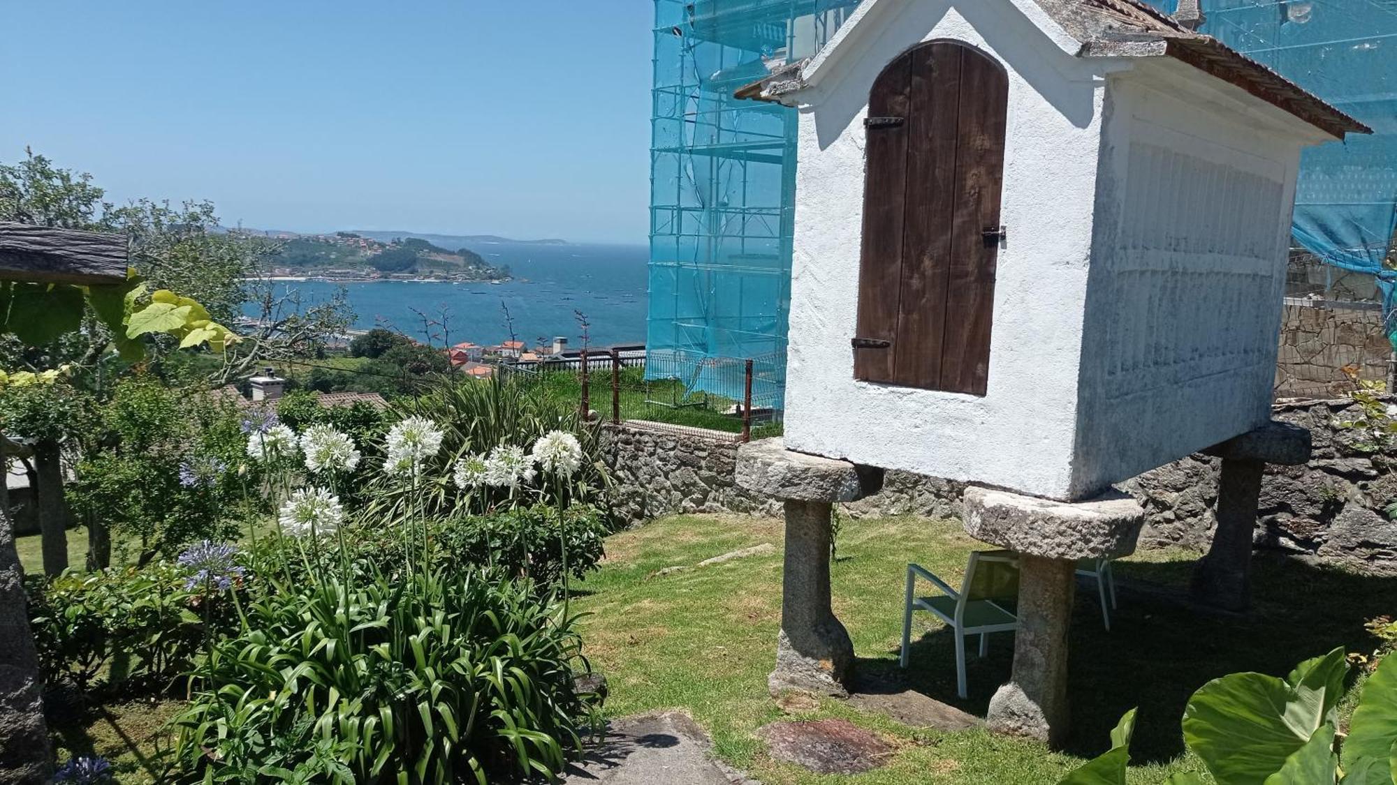 Вілла A Barraca. Casa Con Jardin Y Vistas A La Ria Буеу Екстер'єр фото